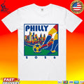 Where I’m From Philadelphia Ash Soccer Skyline T-shirt