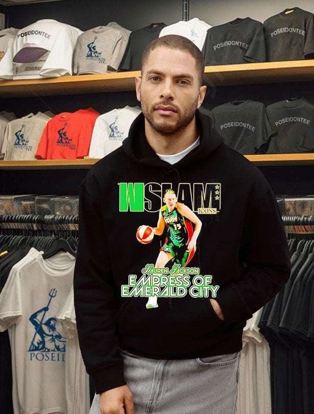 Wslam Storm Icons Lauren Jackson Empress Of Emerald City T-shirt