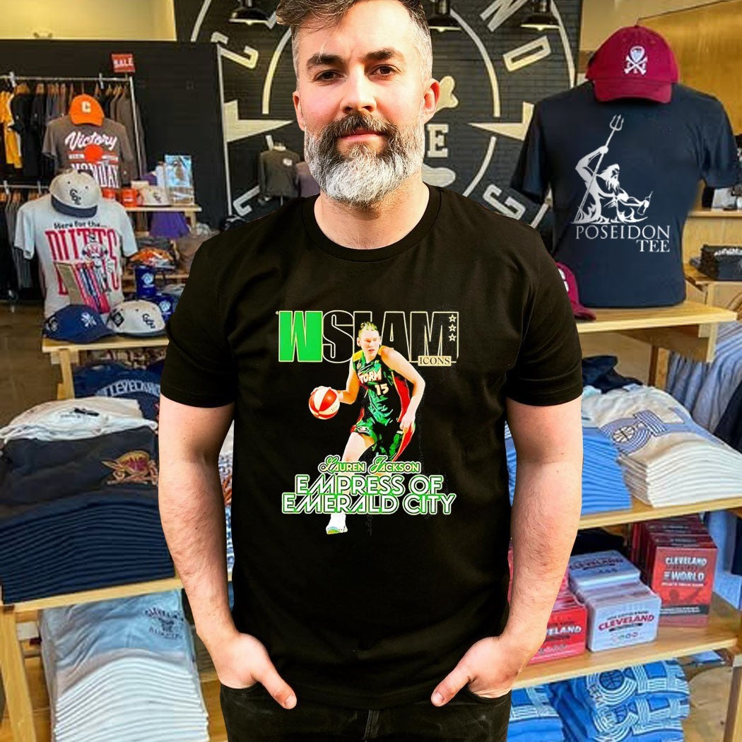 Wslam Storm Icons Lauren Jackson Empress Of Emerald City T-shirt